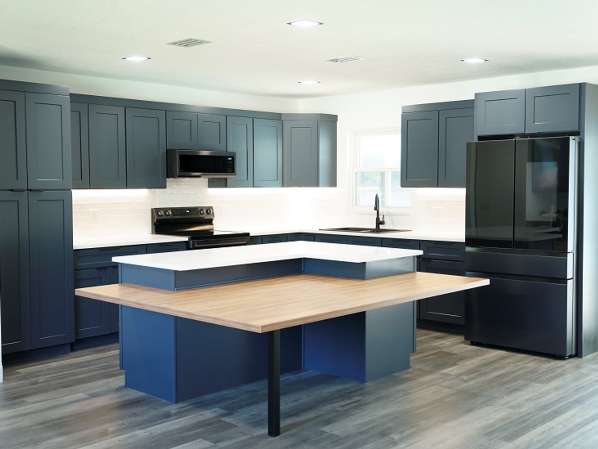 Cyber Grey kitchen cabinets, photo 15