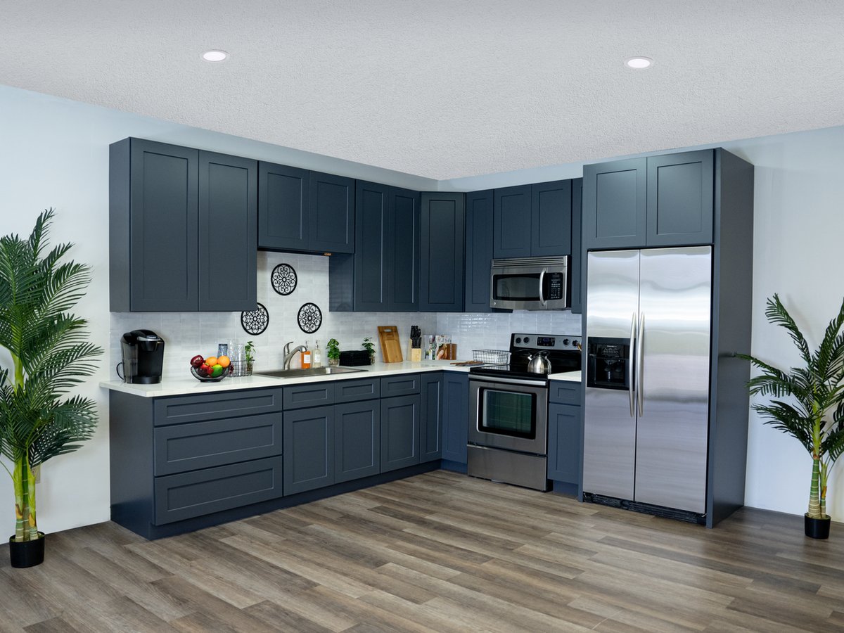 Cyber Grey kitchen cabinets, photo 16