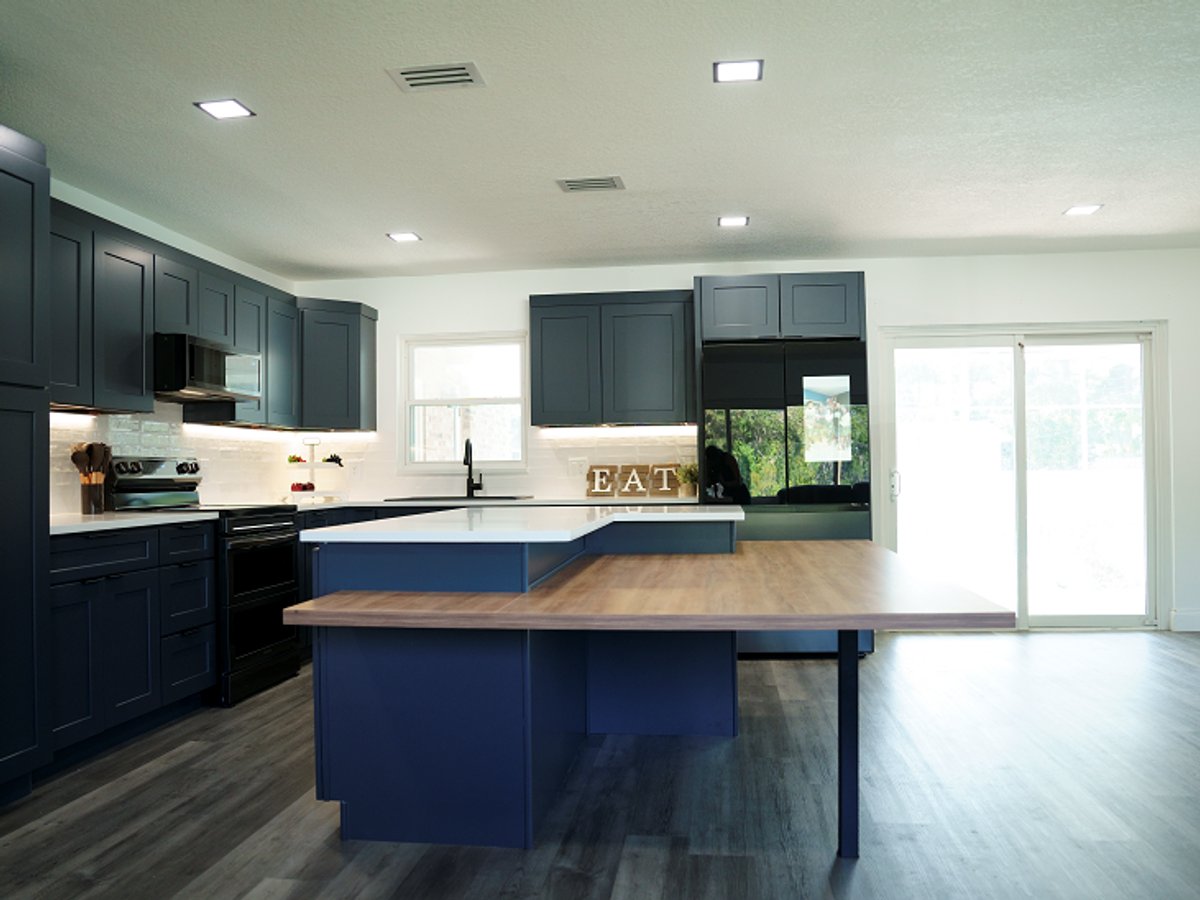 Cyber Grey kitchen cabinets, photo 18