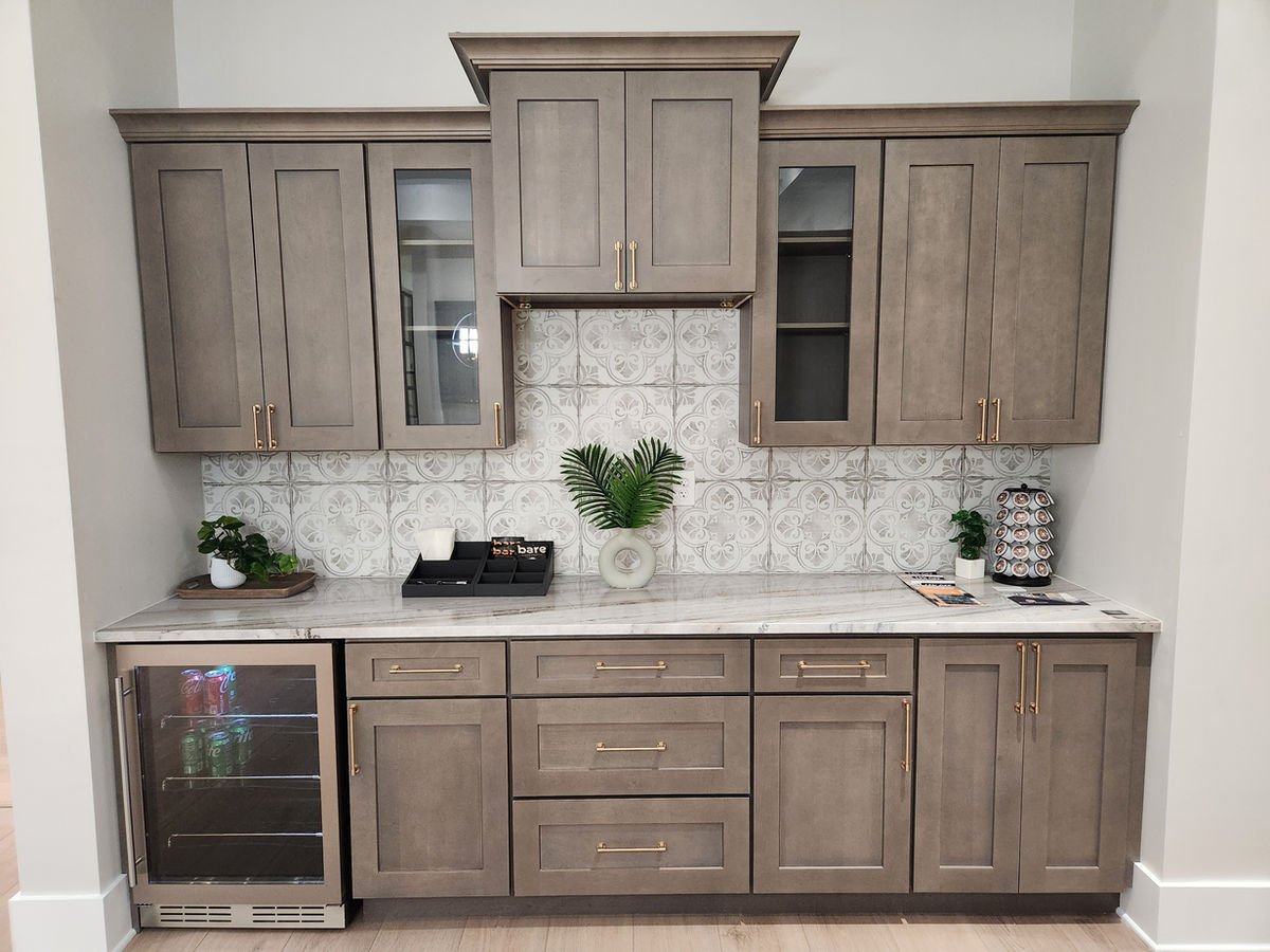 Driftwood kitchen cabinets, photo 14