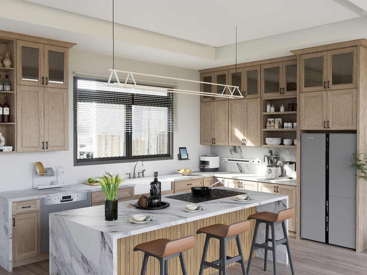 European White Oak kitchen cabinets, photo 11