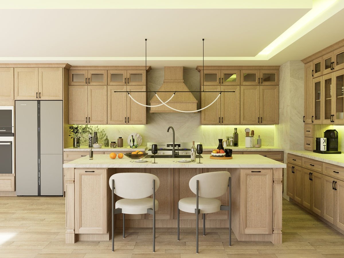 European White Oak kitchen cabinets, photo 15
