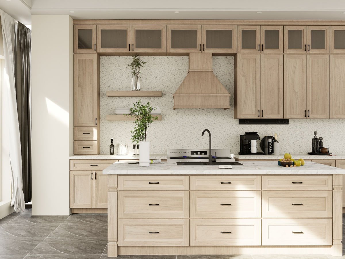 European White Oak kitchen cabinets, photo 6