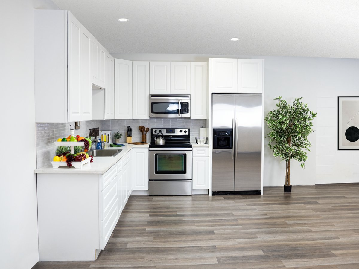 Glacier White kitchen cabinets, photo 6