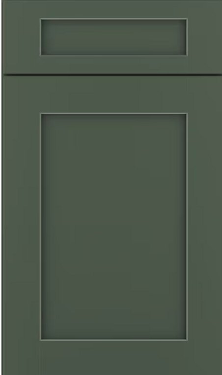 Hunter Green Shaker shaker cabinet door style