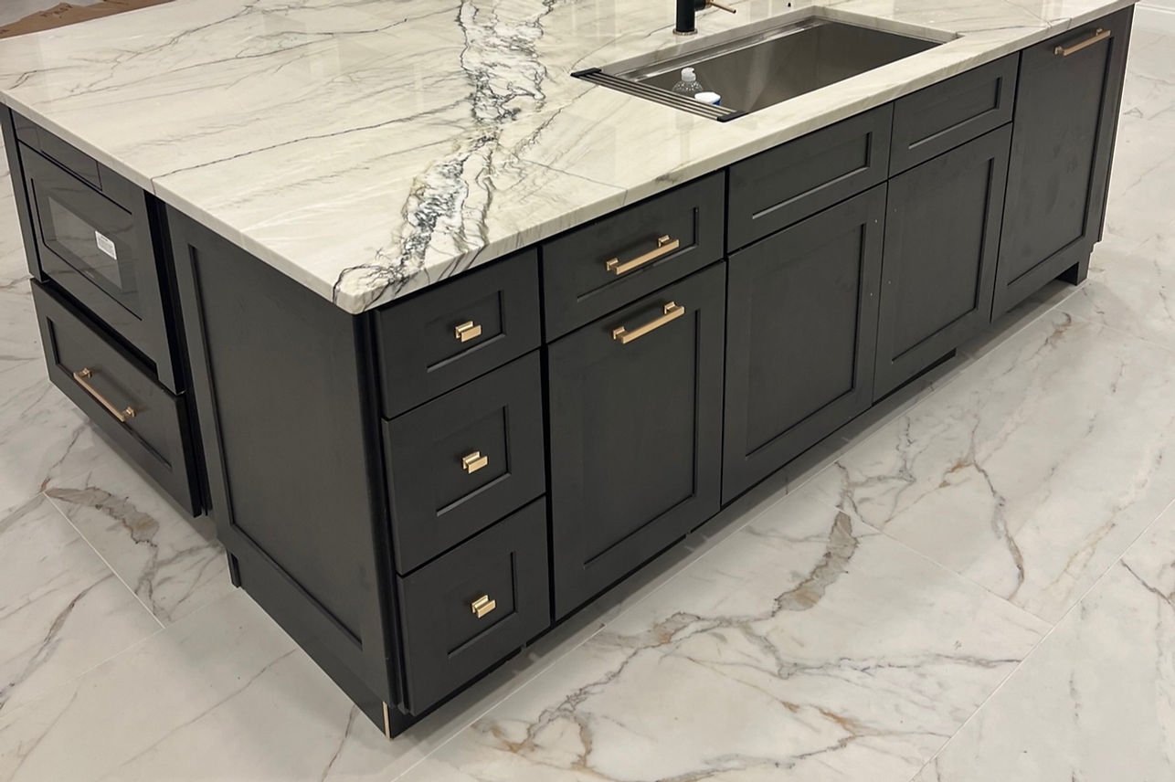 Modern Slate Shaker shaker kitchen cabinets