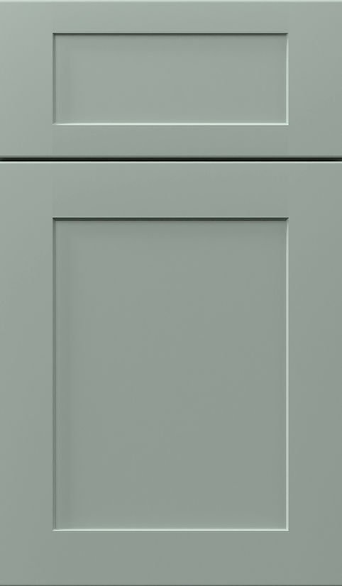 Sage Green shaker cabinet door style