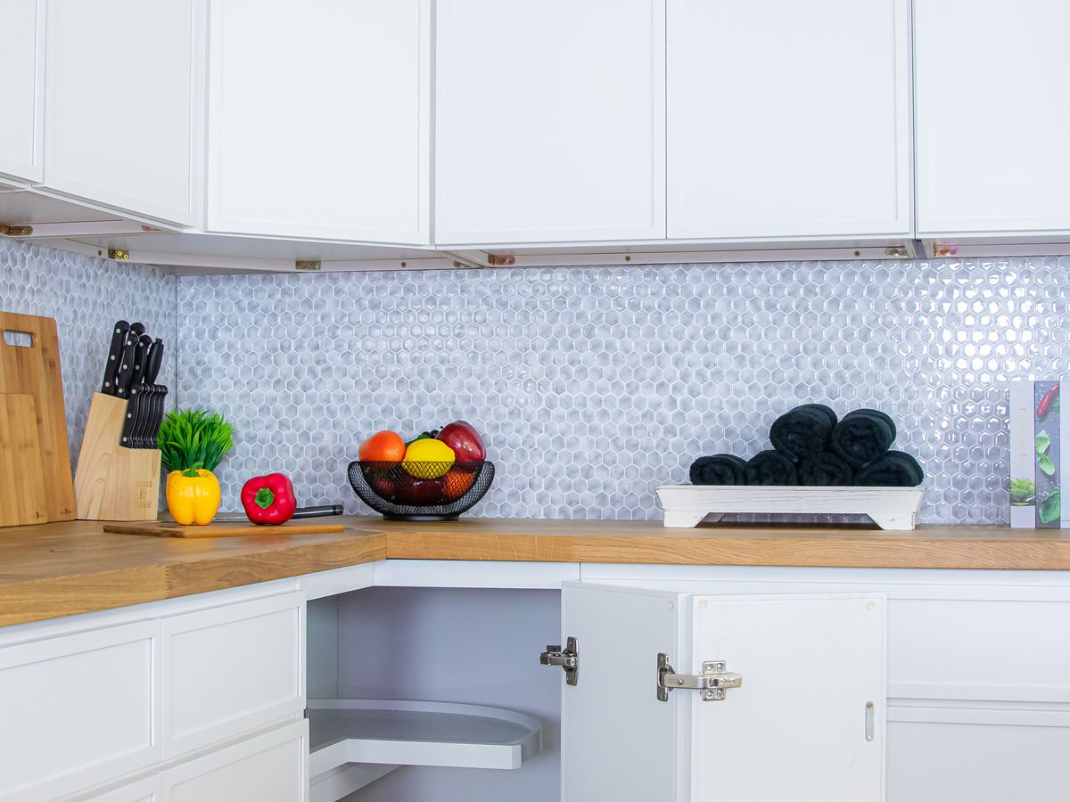 Slim Shaker Alabaster kitchen cabinets, photo 24