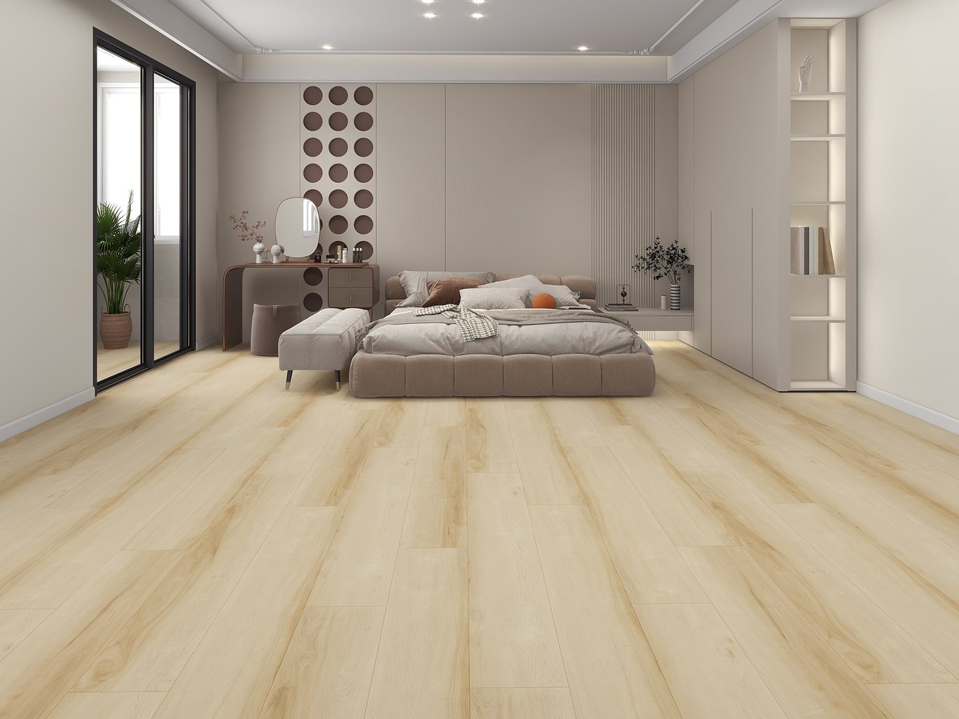 Astoria Metropolitan luxury vinyl plank flooring shown in a finished room