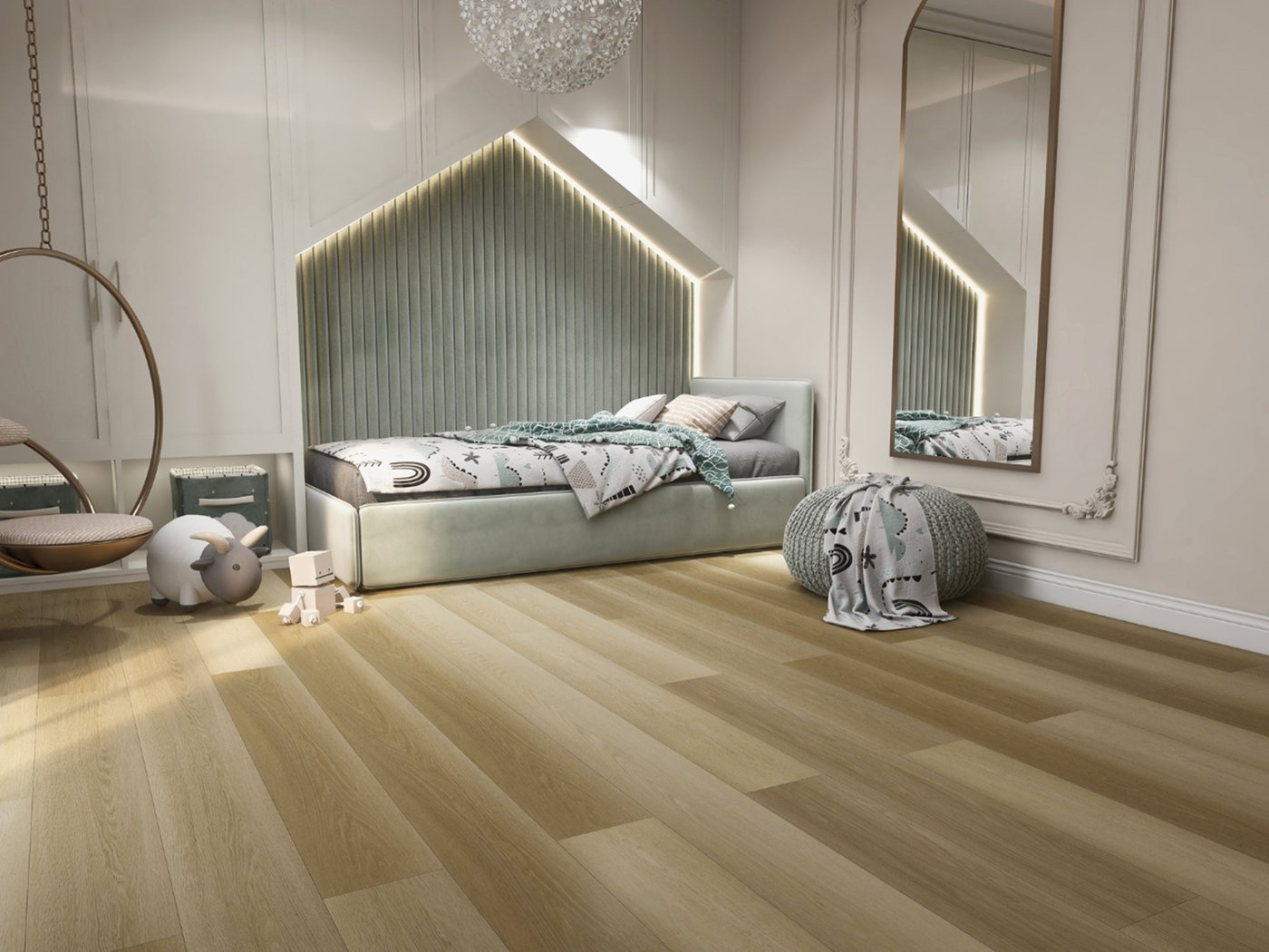 Aveline luxury vinyl plank flooring, photo 4