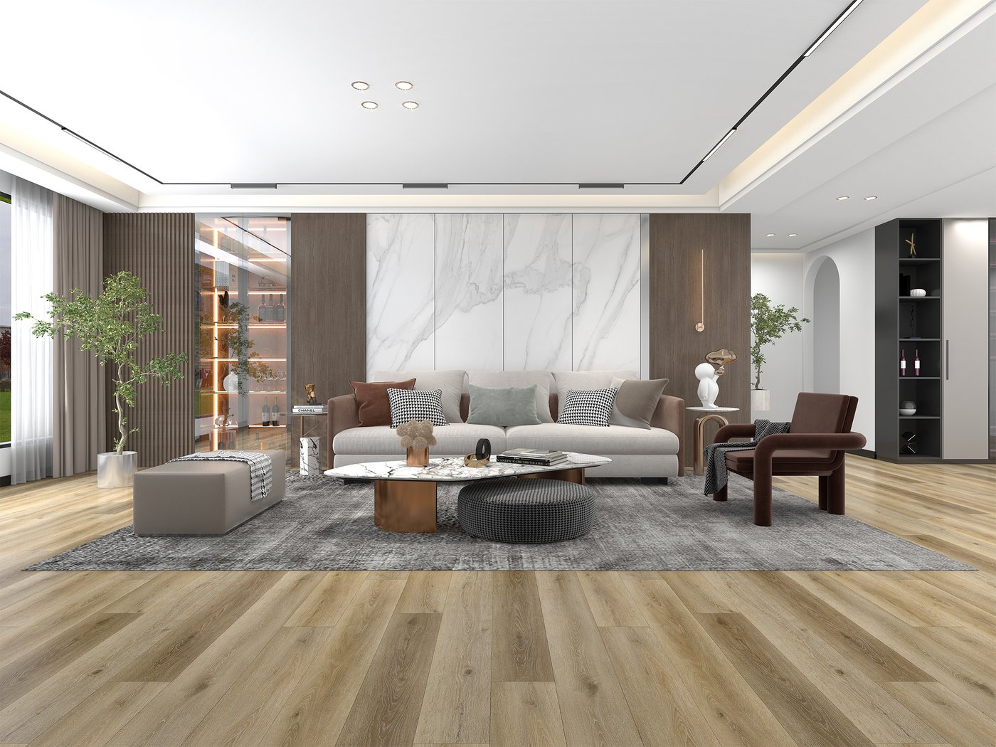 Belmont luxury vinyl plank flooring, photo 4