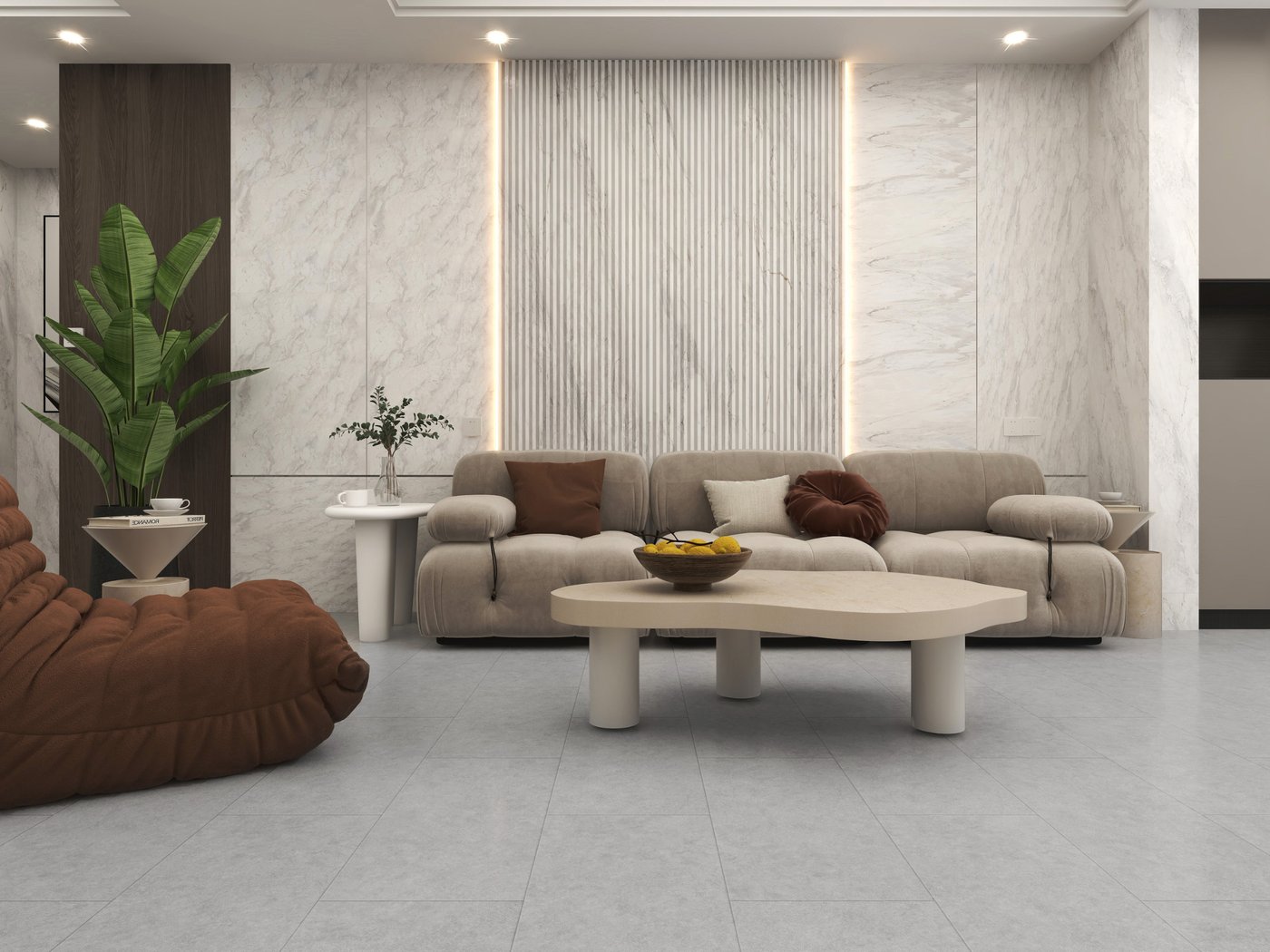 Flint Core luxury vinyl tile flooring shown in a finished room