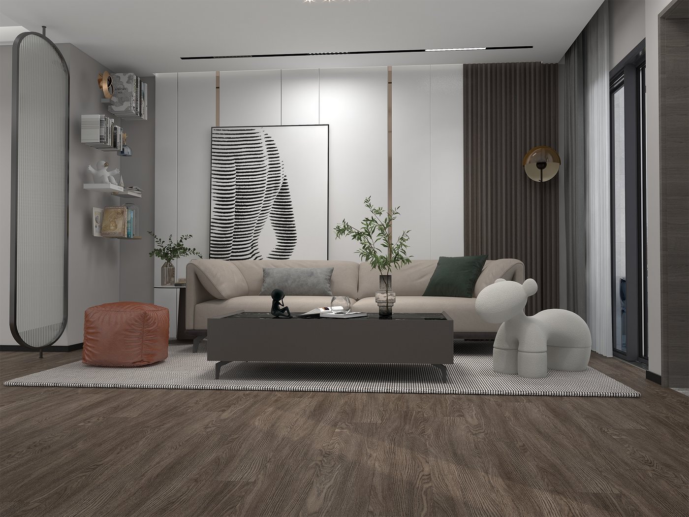 Gotham luxury vinyl plank flooring, photo 4