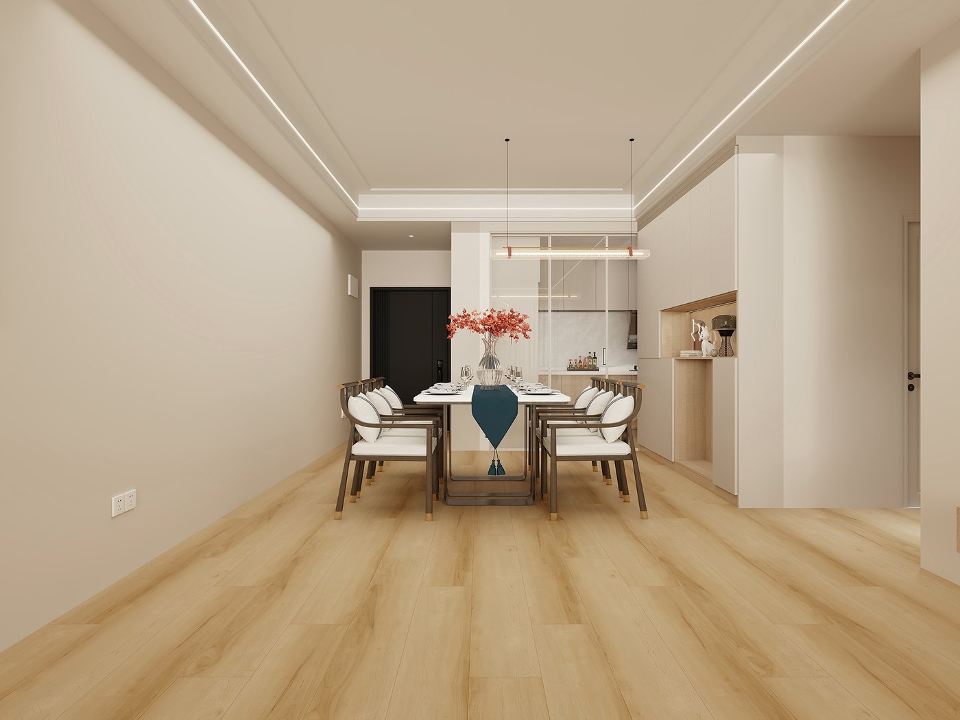 Madison luxury vinyl plank flooring, photo 4