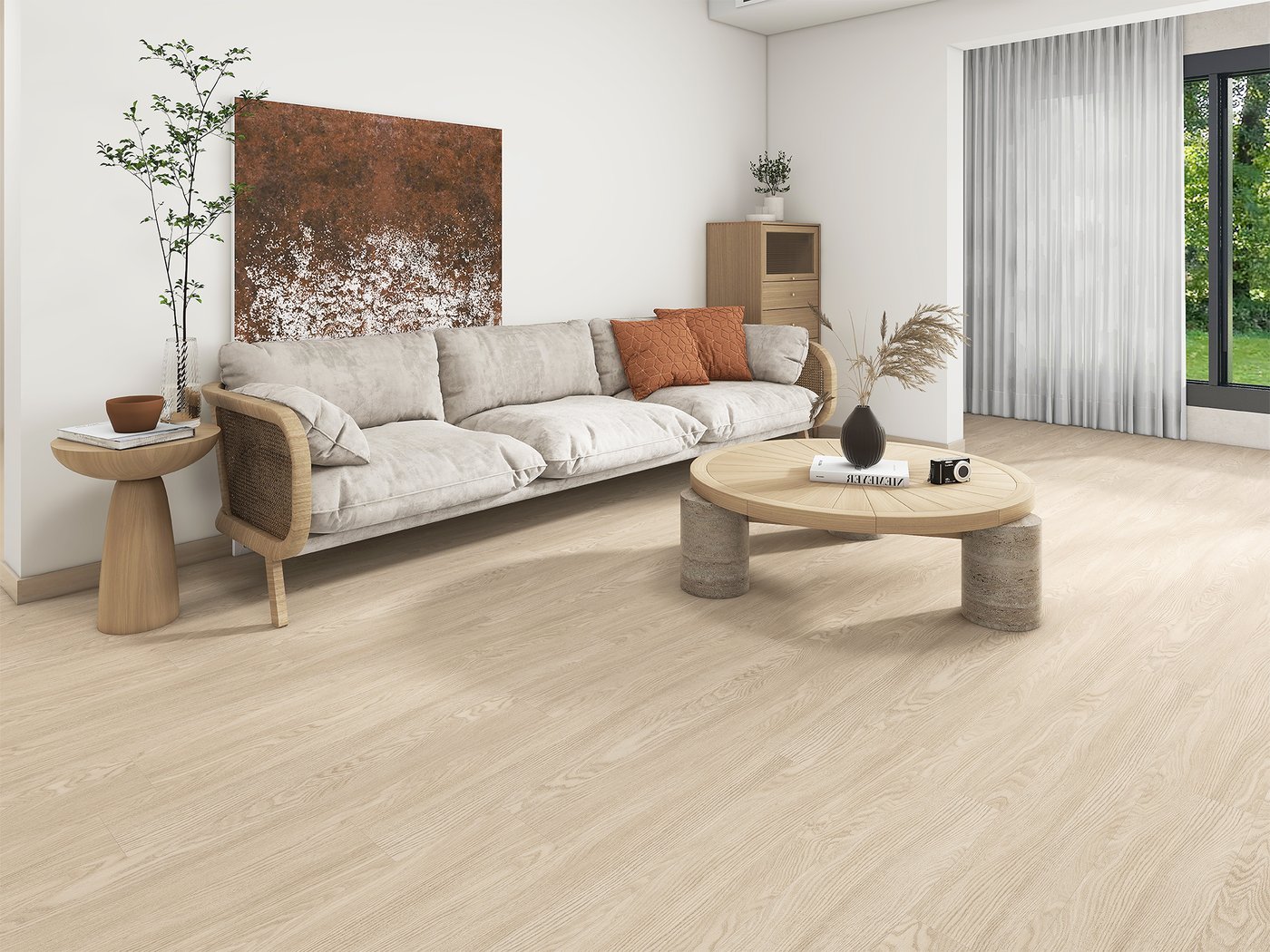 Monarch Metropolitan luxury vinyl plank flooring shown in a finished room