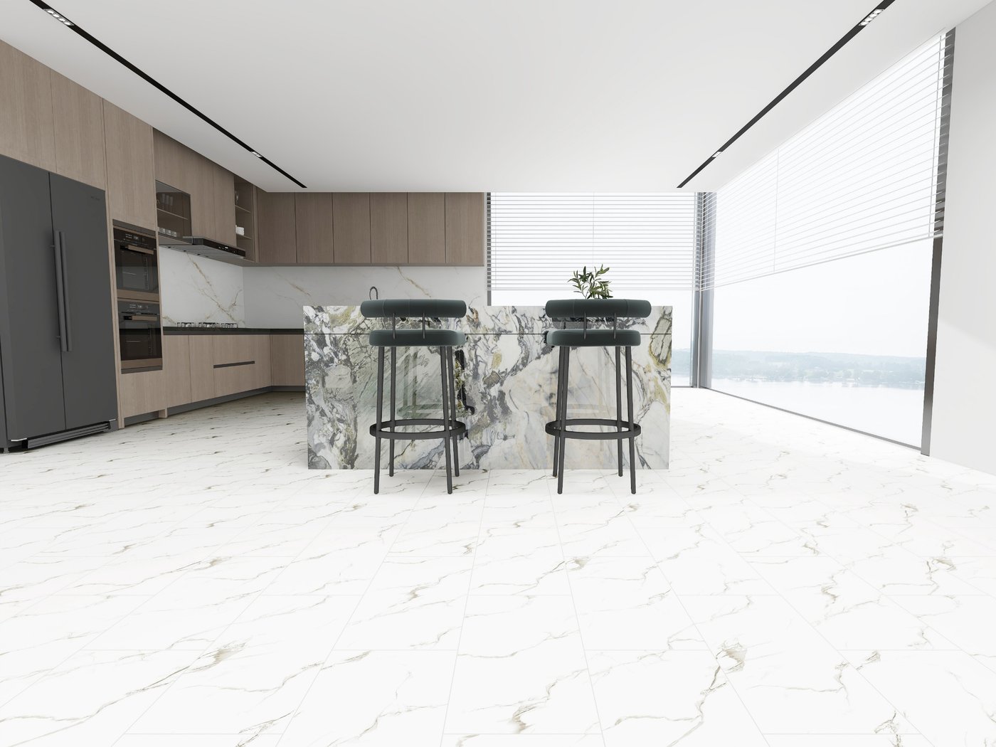 Terra Core luxury vinyl tile flooring shown in a finished room