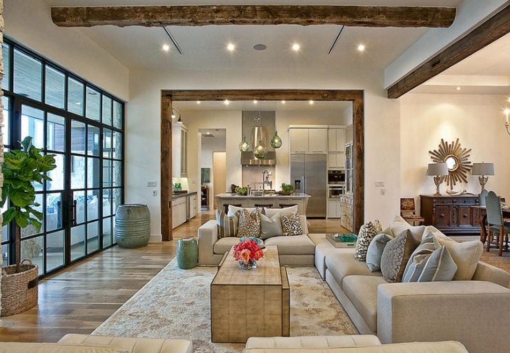 Open-concept home renovation with refined finishes